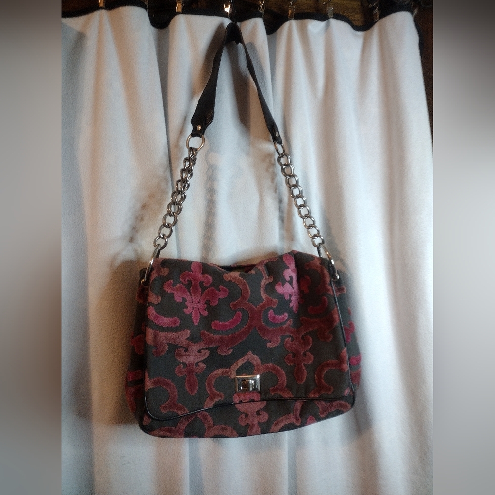Glenda Geis Damask Bag Purse Messenger